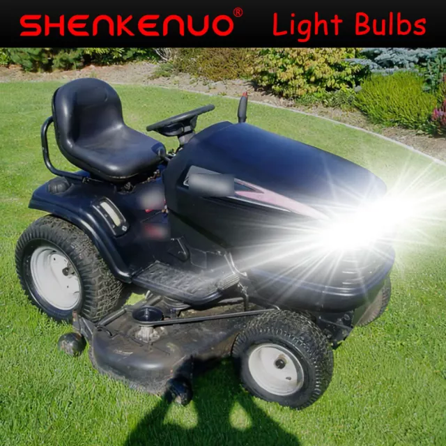 2 1156 LED light bulbs for Craftsman GT2300 GT5000 GT6000 garden
