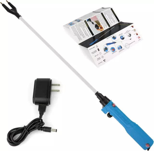Livestock Prod with Charger, Rechargeable Cattle Prod 42.3Inches Hot Shock Elect