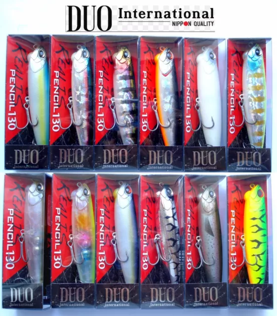 DUO REALIS PENCIL 130 Topwater Japan Saltwater Fishing Lure,Hard Bait,Sea Bass