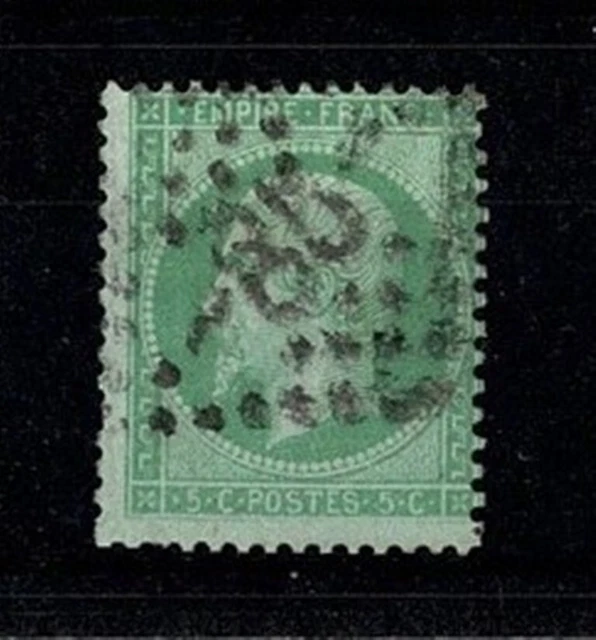 Timbre France Classique N°12 Napoléon 5c Vert - Neuf Sans Gomme, 4 Marges (avant 1900)