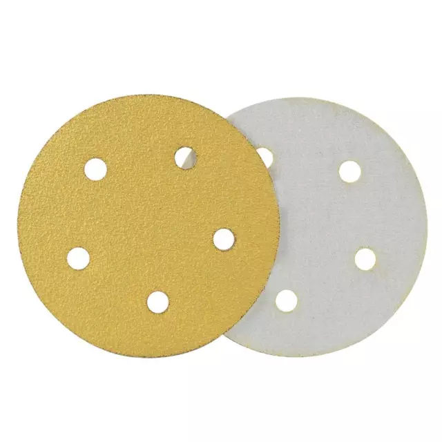 SD550H 60 Grit 5" Diameter 5-Hole Hook & Loop Sanding Paper - 25/Pack