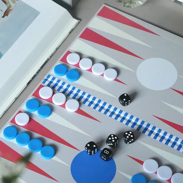 Backgammon Board Game Beautiful New Look for Playing and Decorating