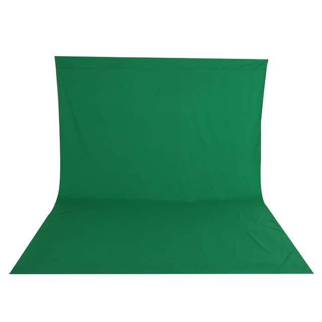 TOILE DE FOND De Studio 1.5x2m Non Woven Fabric Green Screen Backdrop