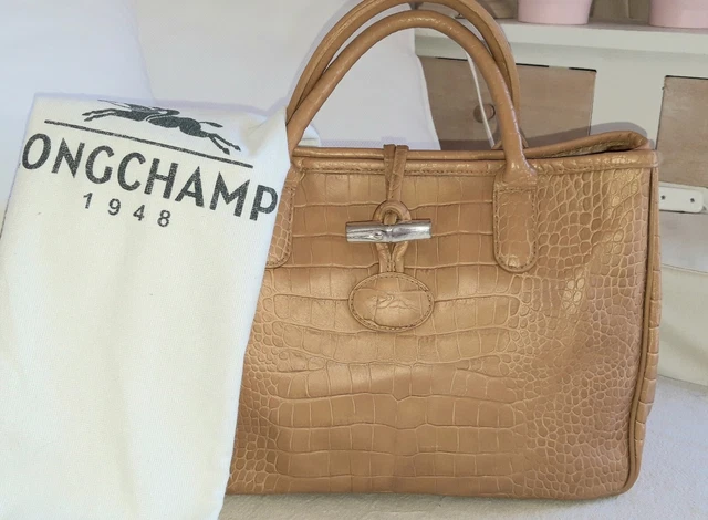 LONGCHAMP SAC A Main Femme En Cuir (Sf02/12/12-23Em) Made In France EUR  50,00 - PicClick FR