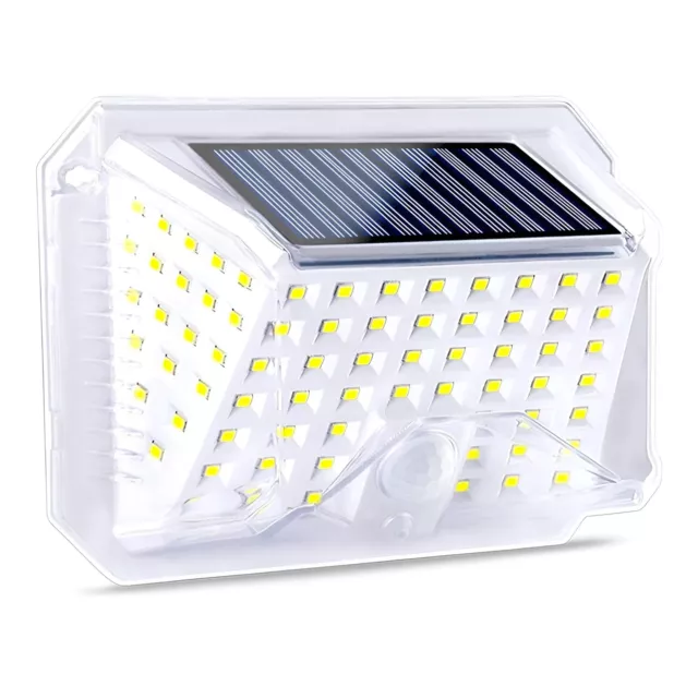 Lámpara solar LED de pared aplique Luz Fría con sensor de movimiento