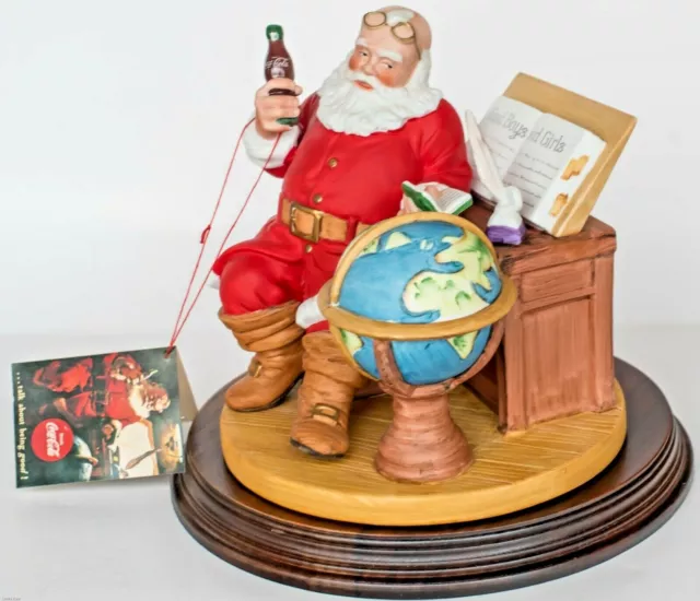 COCA-COLA Royal Orleans CLASSIC SANTA CLAUS 1983 Christmas Figurine Ltd Ed NIB