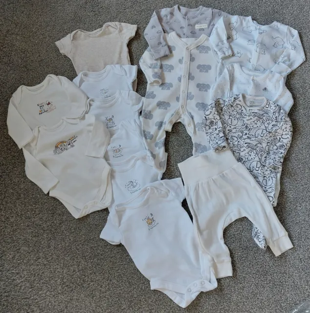Baby clothes bundle 0-3 months unisex ,boy or girl,sleepsuits ,vests,joggers