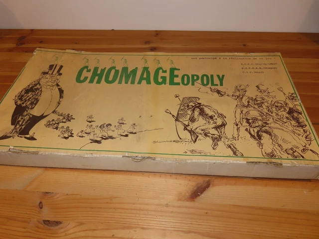 Jeu De Société Chomageopoly édition 1976 Par Les Travailleurs De Lip - Jeu Stratégie