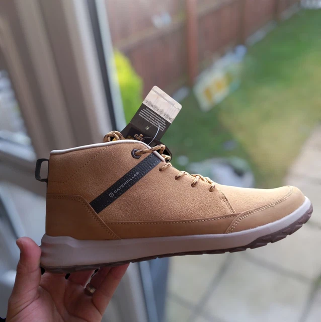 CATERPILLAR MENS QUEST Mid Boots CurrySIZE UK9 £76.99 PicClick UK