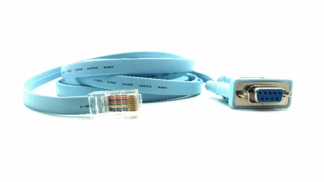 cisco Console Cable RJ45 to DB9 1.80 METER (6FT)  PN: 72-3383-01