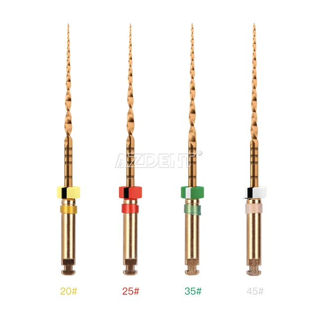 Dental Reciprocating Endodontic Root Canal Niti Primary Files 4Pcs 25mm