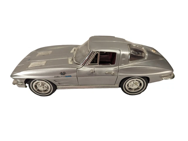 KING AMEReri '63 Silver STING RAY CORVETTE DESK Phone 1:18 scale Landline Phone