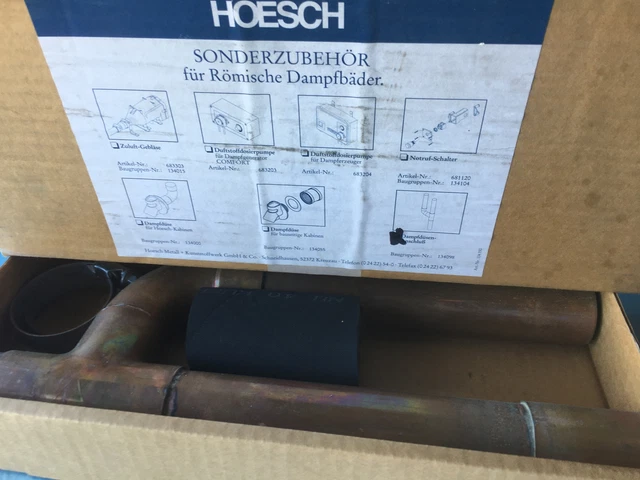 Conexión de boquilla de vapor Hoesch