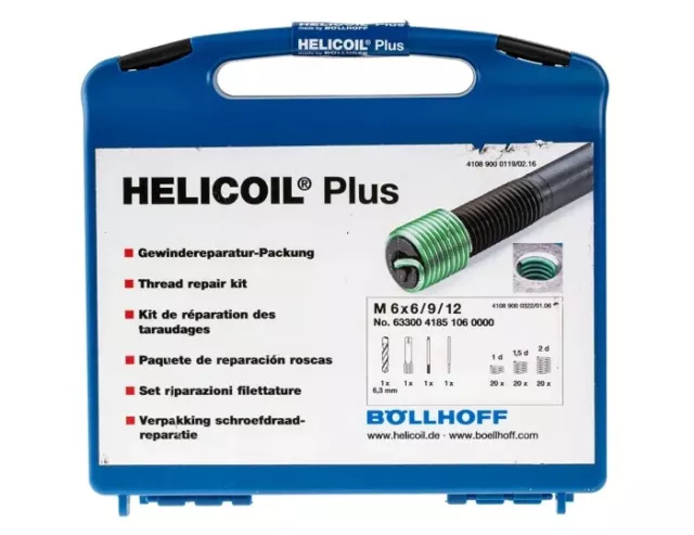 Böllhoff  HELICOIL® Plus Free Running thread inserts, refill pack