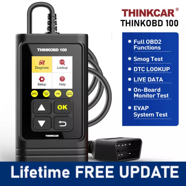 THINKOBD 100 OBD2 Car Scan Tool Diagnostic Scanner Engine Fault Code Reader AU