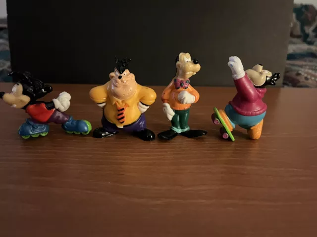 Kelloggs Cereal Premiums Disney Goof Troop PVC Figurines Set Of 4 Goofy