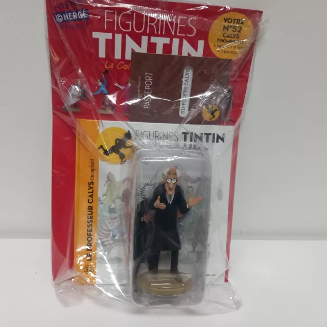 Figurine Tintin Collection Officielle  - Le Professeur Calys - N° 52