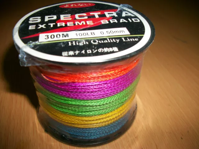 trecciato pesca spectra dyneema braid 300 mt 60-100 lbs vedi varianti