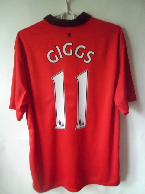 GIGGS !!! 2013-14 Manchester United Home Shirt Jersey Trikot XL