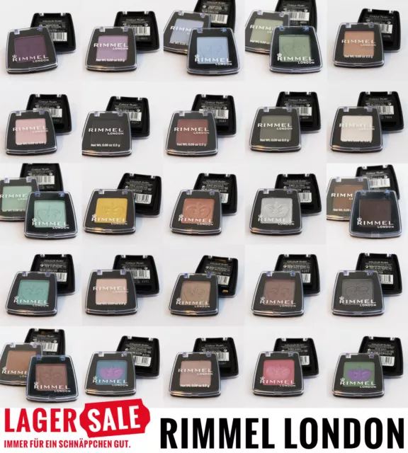 Rimmel London Colour Rush Mono Eye Shadow Lidschatten Palette Schminke - NEU