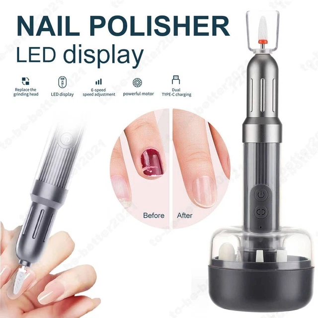 Ponceuse à Ongles électrique Rechargeable Sans Fil - Multifonction, Vitesse Variable - USB