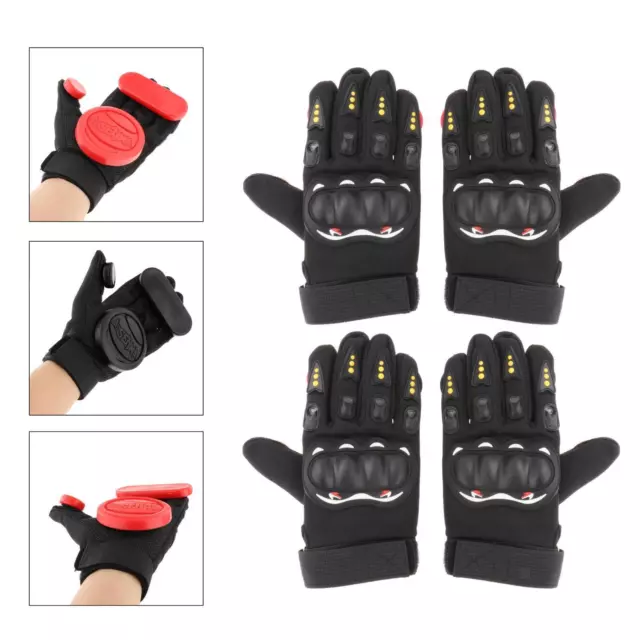Downhill Skateboard Gloves Standard Longboard Hand Palm Sliding Gloves