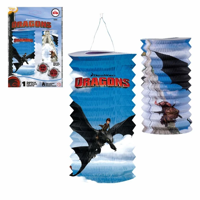 Farol DreamWorks Dragones 25CM Niños Lampion Linterna