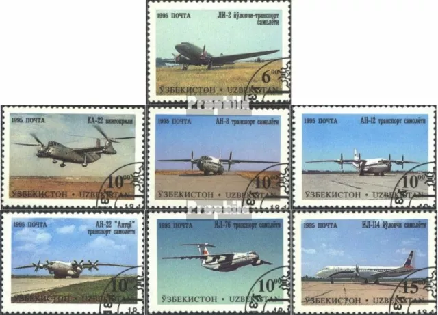 Uzbekistan 77-83 (completa Edizione) usato 1995 Aircraft fuori Chkalov-Plant