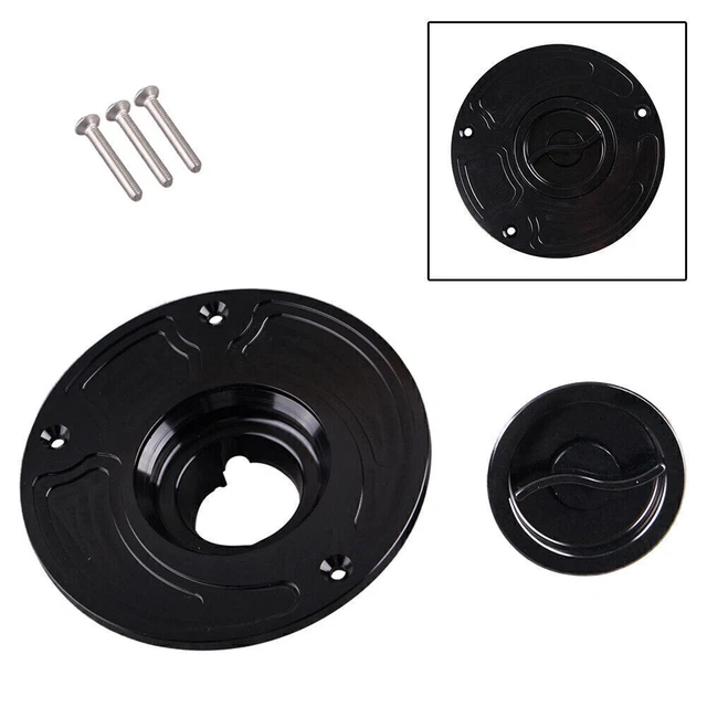 1 x Fuel Gas Tank Cap Black Fit YAMAHA YZF600 YZF1000 FZ1 FZ6 R1 R6 YSR50 FZR750