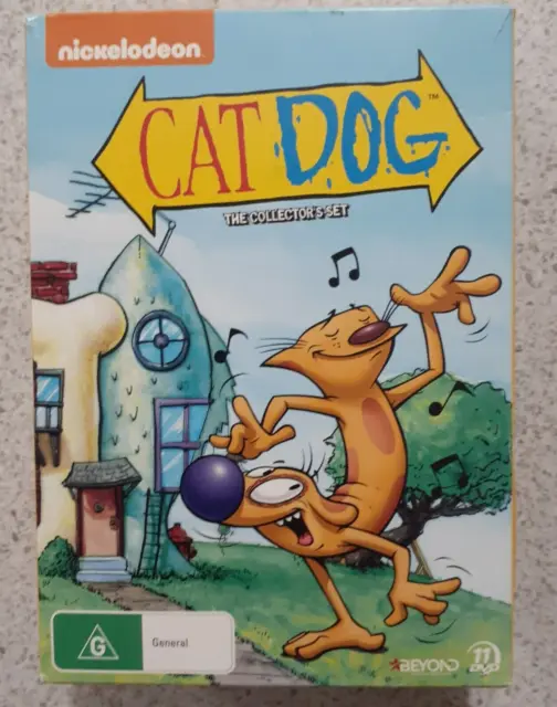 Cat Dog Collection Series 1 2 3 Nickelodeon Cartoons DVDs Rated G Reg 4 Catdog