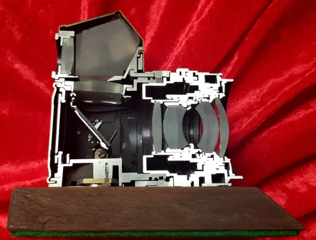 Rare! Praktina Iia SLR Carl Zeiss Jena Flexon 2/50 Lens Camera Cit Cut Model