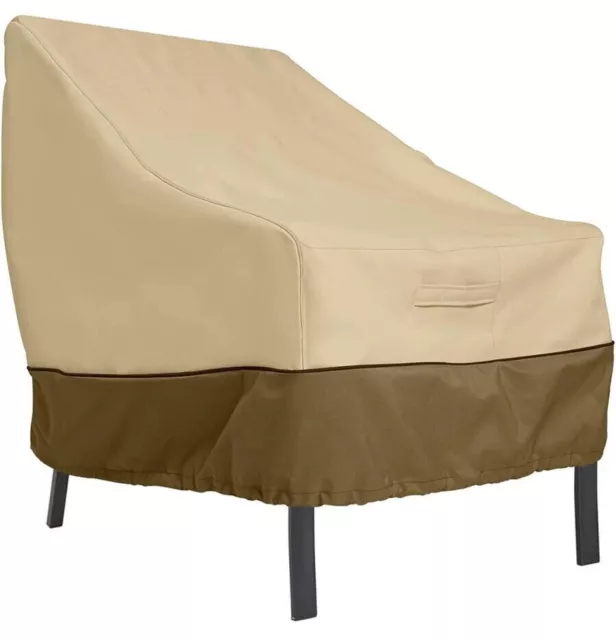 Veranda Patio Lounge Chair Cover Furniture Cover 38"W x 34"L x 31"H - Beige