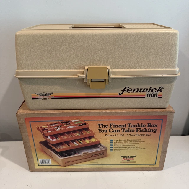 Sportfisher 93 Woodstream Tackle Box And Lures Delaware Auction Center