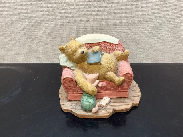 DISNEY CLASSIC WINNIE The Pooh Border Fine Arts Ornament Pooh Sleeping