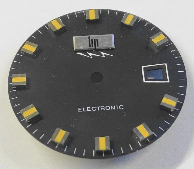 Origine Lip - Cadran Montre Lip R184 Dauphine Electric Plat