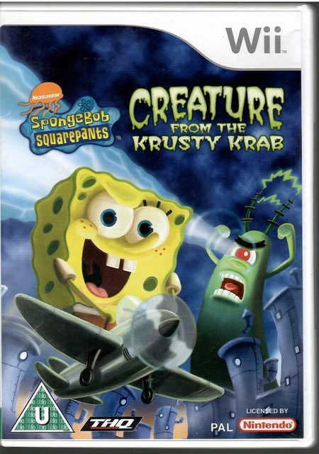 Wii - Spongebob Squarepants: Creature from the  Crusty Crab