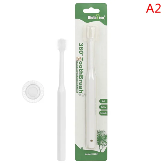 Pet Cat Toothbrush Super Soft Nylon Bristles Tooth Brush 360 Degree Oral Ql