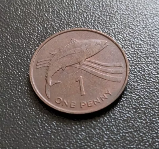 Münze 1 Penny Inseln St Helena & Ascension 1984