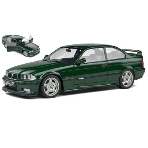 BMW E36 COUPE' M3 GT 1955 BRITISH RACING GREEN 1:18 Solido Auto Stradali