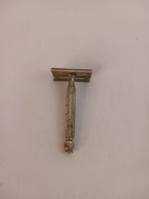 Vintage Gillette Ball End Tech  Double Edge Safety Razor - NO date code