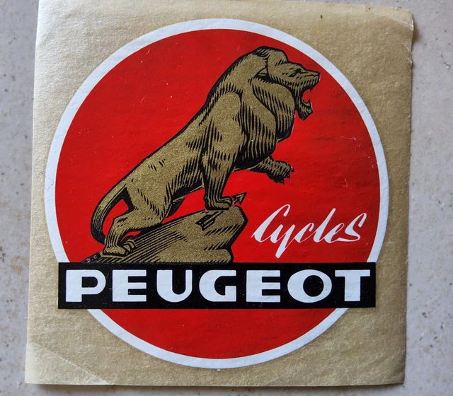 Autocollant Original Peugeot - 1er Aux 24h Du Mans 1980 - Moto/Cyclo - Vintage