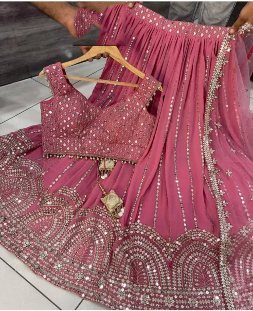 Designer Lehenga Choli Lengha Indian Wedding Party Pakistani Wear Bollywood New