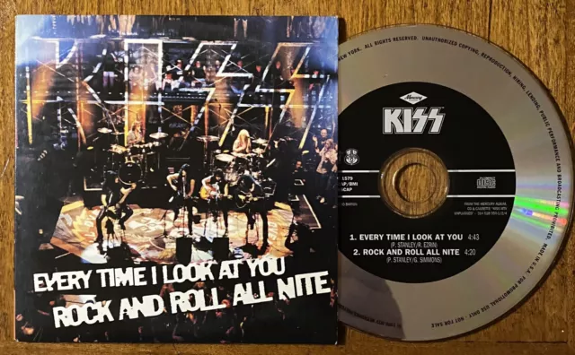 KISS Every Time I Look At You 1996 US PROMO Only CD Single MTV Unplugged SIMMONS