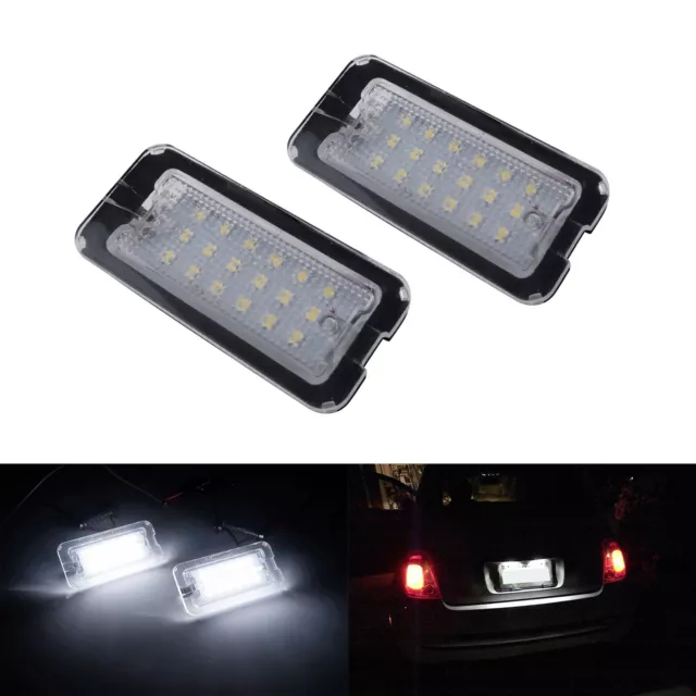 2 Error Free LED License Number Plate Light For Fiat Abarth 500 595 695 500C 312