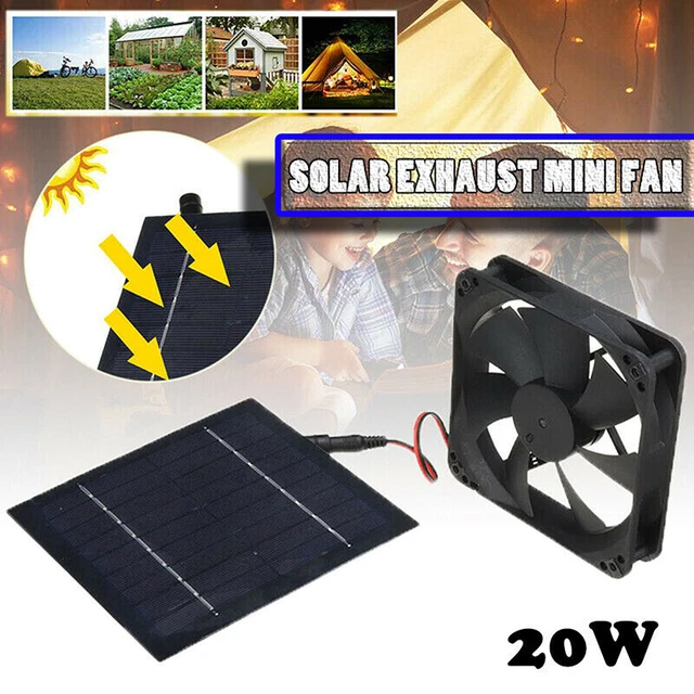 SOLARLÜFTER SOLARVENTILATOR SOLAR Ventilator Lüfter Belüftung