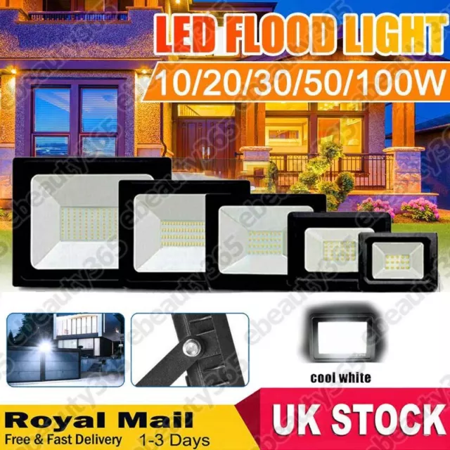 Led Floodlight Outside Light 10W-100W Security Flood Light Outdoor Garden Lamp