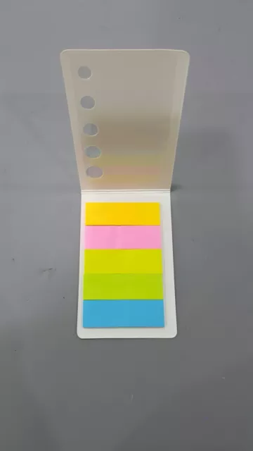 300 X Sticky Notes Bookmaker Page Maker Tabs Index Stickers Memo Pad Coloured