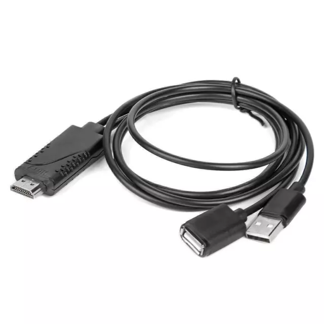 2in1 USB-Buchse auf 1080P HDMI-Stecker HDTV-Adapter für IOS Android 3in1 Adapter