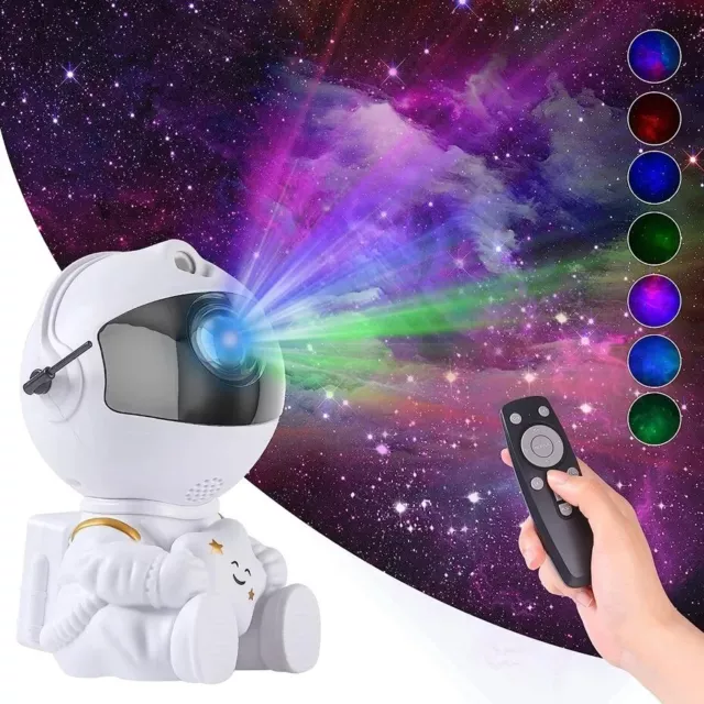 Galaxy Projector Nebula Starry Night Light Astronaut Space Projector Lamp