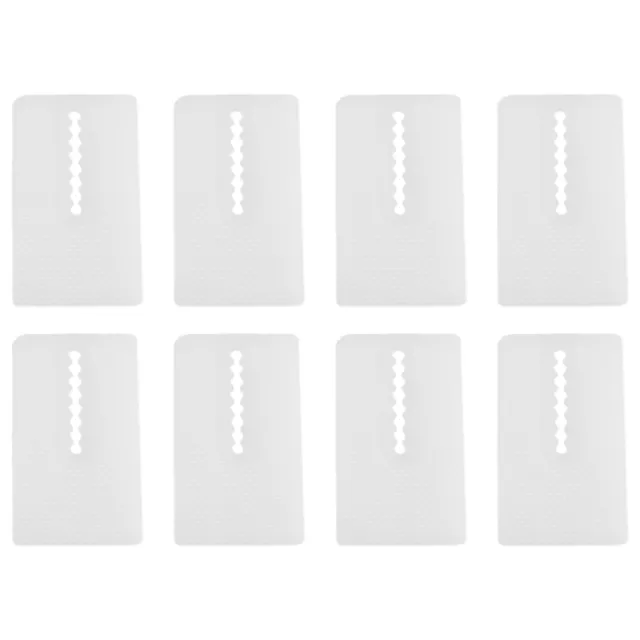 8 Pack White Toilet Leveling Spacers Multipurpose Design For Furniture Cabinets 2